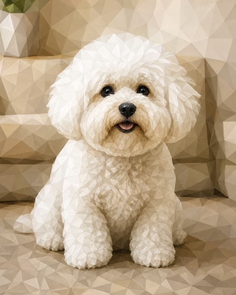 Poodle · Geometric Mosaic Geometric Mosaic