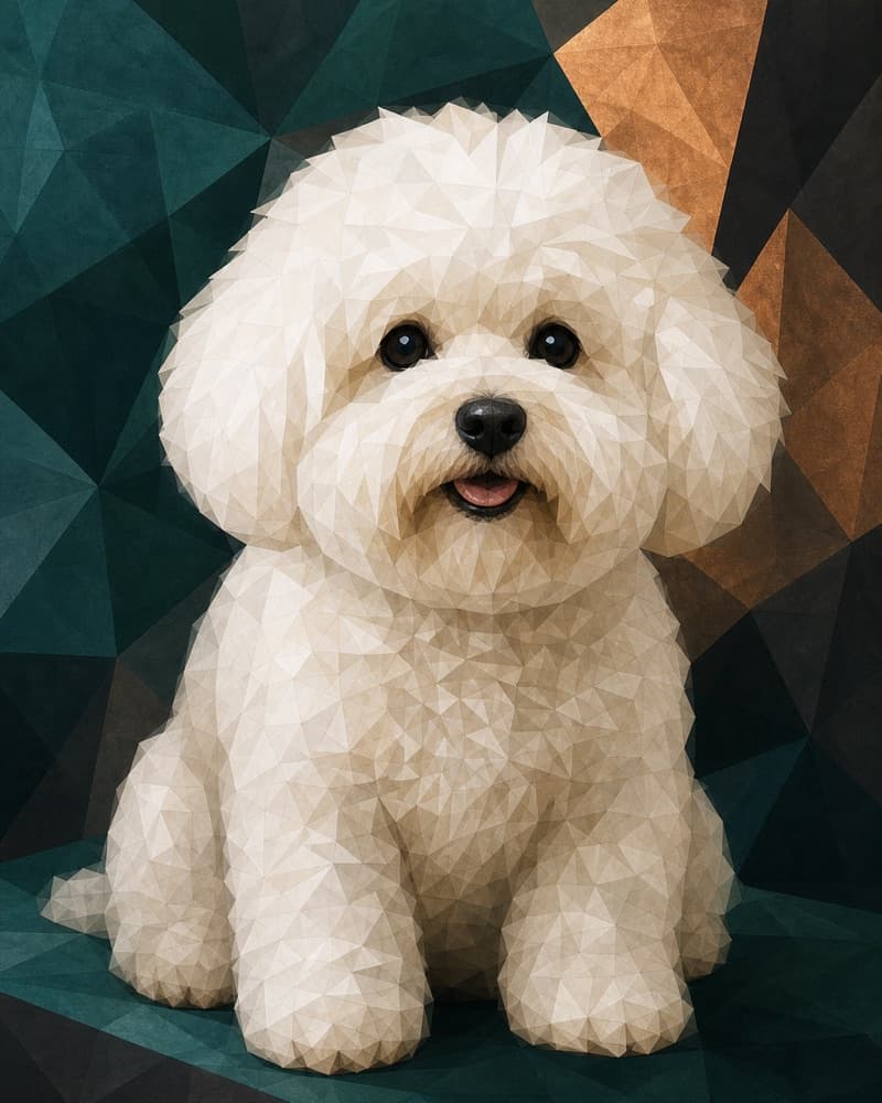 Poodle · Geometric Mosaic Geometric Mosaic
