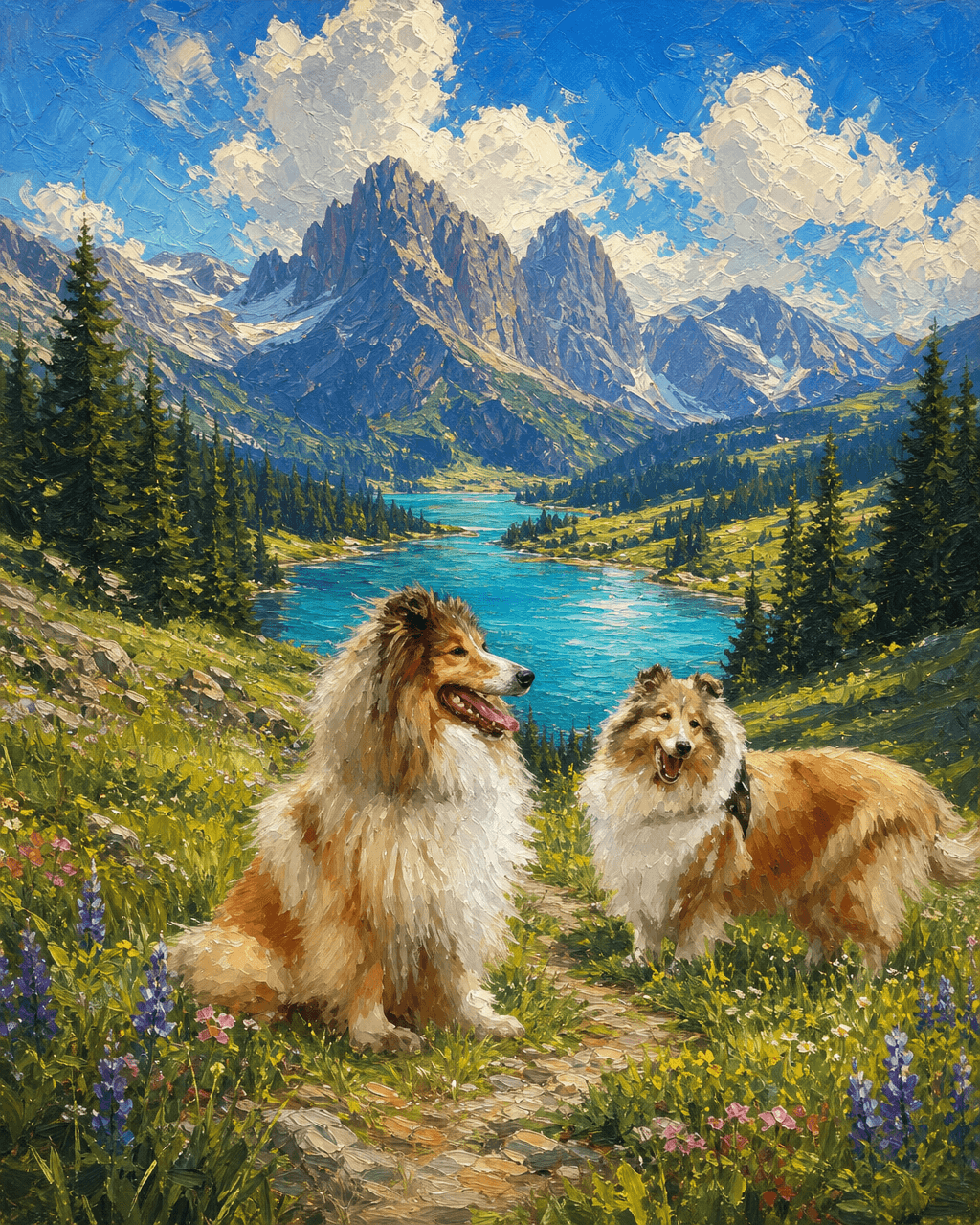 Two Dogs · Story Oil + Classic Oil Story Oil